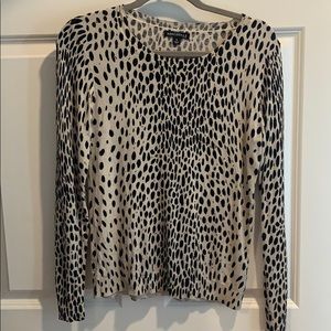 J. Crew Animal Print Lightweight Sweater